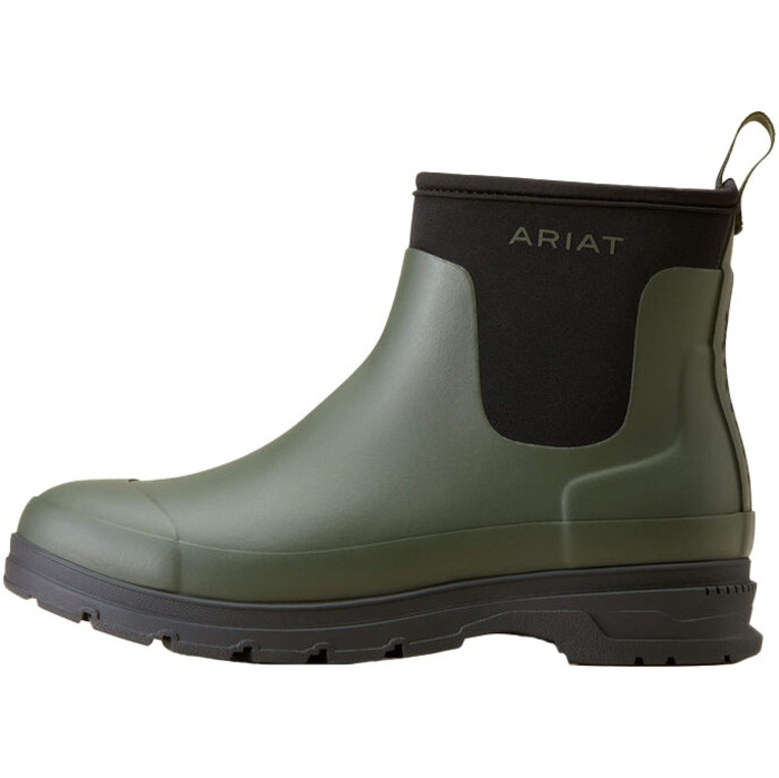 2023 Ariat Womens Kelmarsh Shortie Wellington Boots 10047064 - Dark Olive